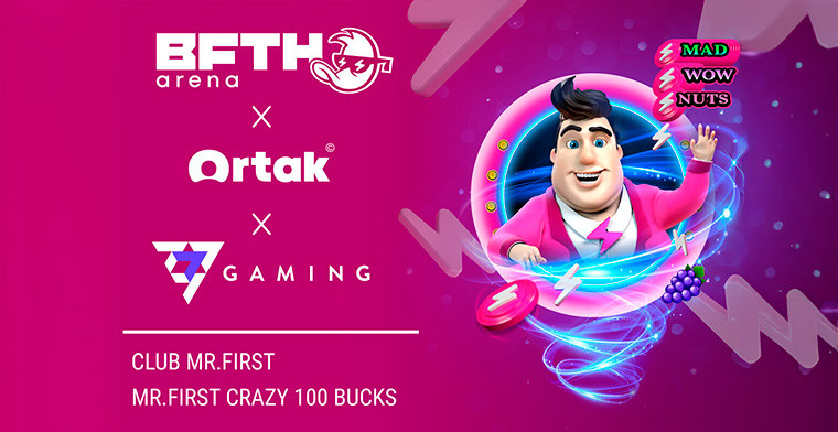 7777 gaming va a Ortak x B.F.T.H. Arena Awards 2024 con dos juegos de marca