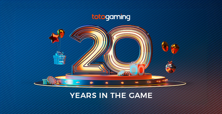20 años en el juego: TotoGaming celebra su aniversario en la industria del juego