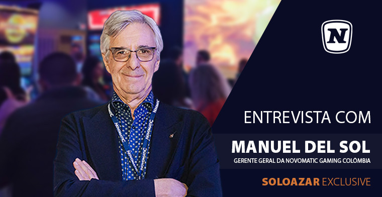 Entrevista com Manuel del Sol: o CEO da NOVOMATIC Gaming Colombia conta todos os detalhes sobre sua participação no GAT Showcase Bogotá.