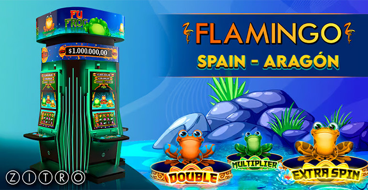 Fu Frog now available at Flamingo Gaming Halls in Aragon